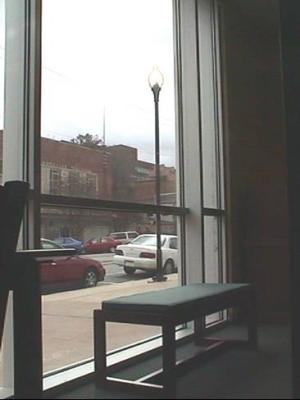View of 9th Street from the Music Library